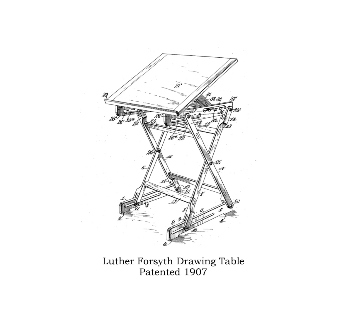 20th century drafting table